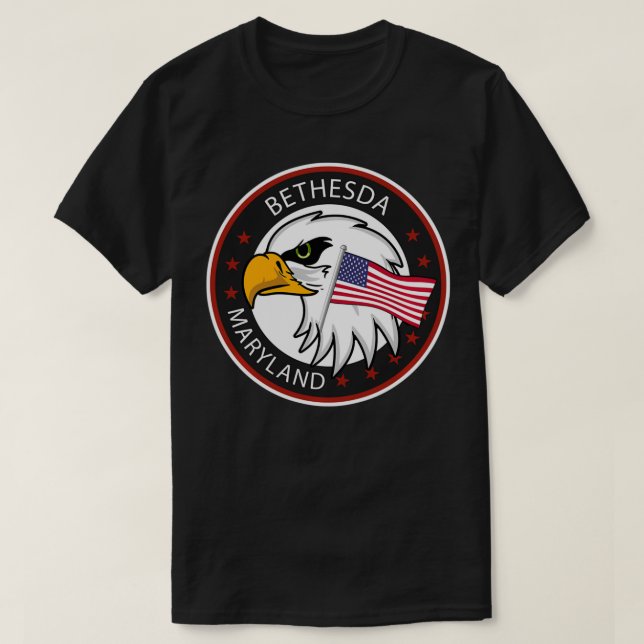 Maryland Md Bethesda 1 T Shirt (Design framsida)