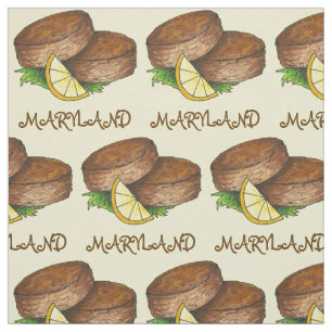 Maryland MD Crab Cake Cakes Spicy Crabtårta Lemon Tyg