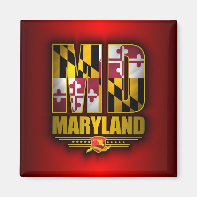 Maryland (MD) Magnet (Framsidan)