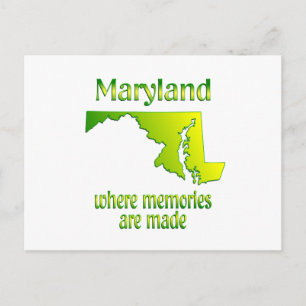 Maryland Minnen Vykort