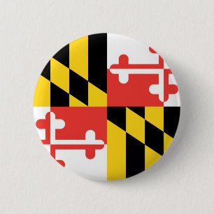 Maryland officiellstatlig flagga knapp
