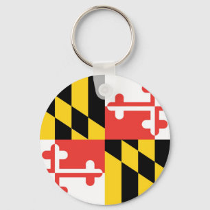 Maryland officiellstatlig flagga nyckelring