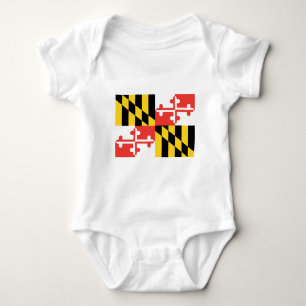 Maryland officiellstatlig flagga t shirt