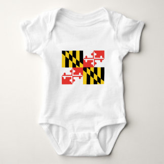Maryland officiellstatlig flagga t shirt