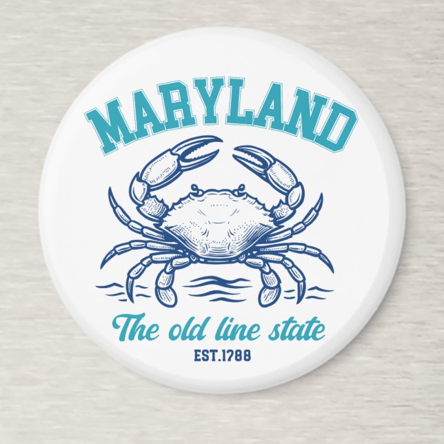 Maryland Old Line State - Maryland Pride Magnet (Skapare uppladdad)