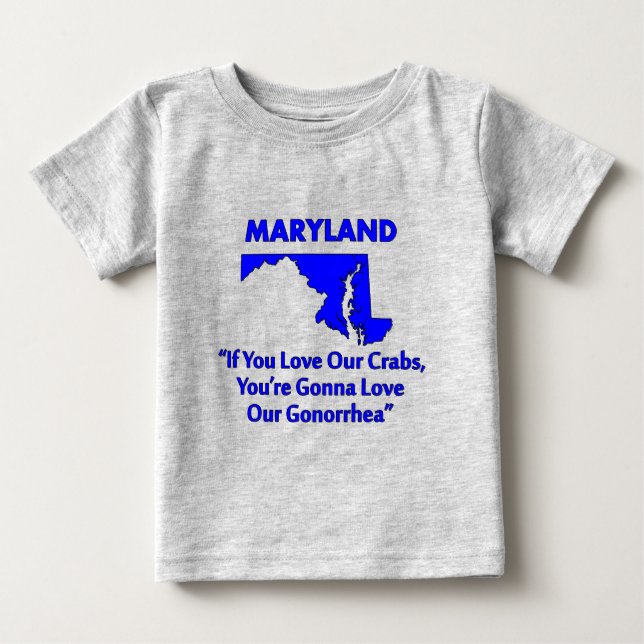 Maryland - Om du älskar våra krabbor... T-shirt (Framsida)