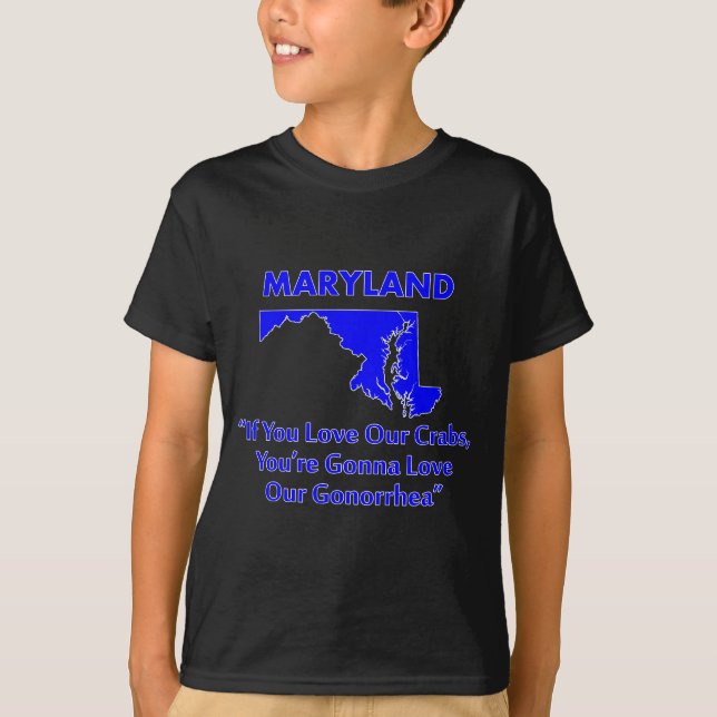 Maryland - Om du älskar våra krabbor... T-shirt (Framsida)
