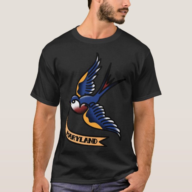 Maryland Överdimensionerad 8 T Shirt (Framsida)