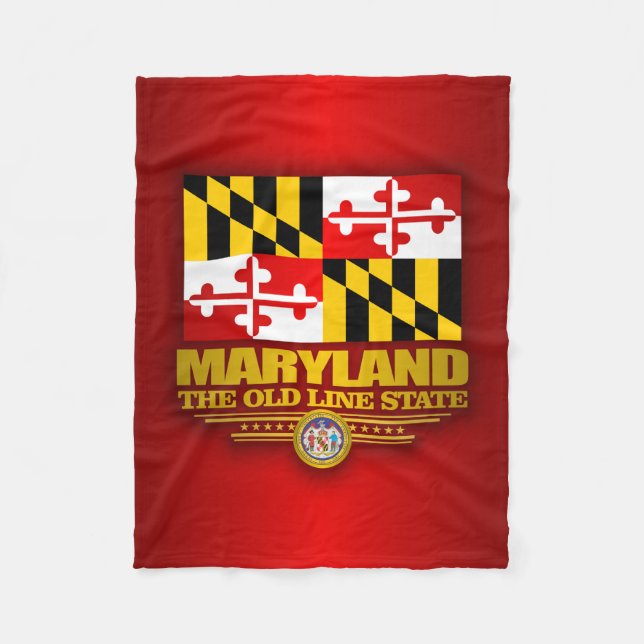 Maryland Pride Fleecefilt (Framsidan)