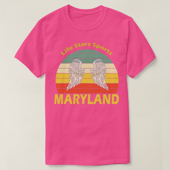 Maryland Retro T Shirt (Design framsida)