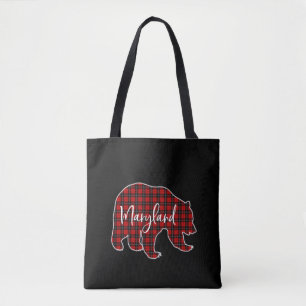Maryland Retro Vintage Stil God jul Tygkasse
