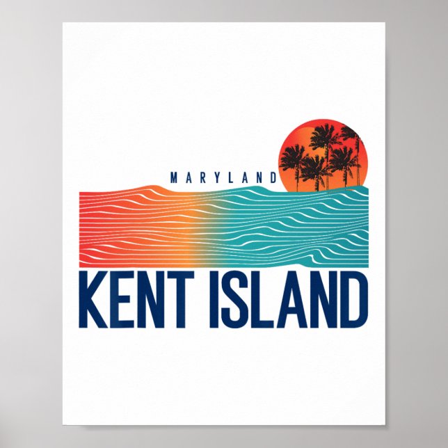 Maryland Sandy Point Män Surfar Kvinnor  Poster (Framsidan)