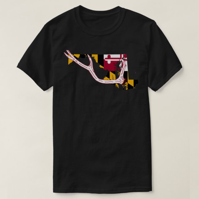 Maryland Sika Hjort T Shirt (Design framsida)