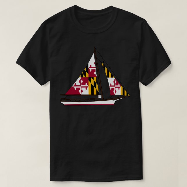Maryland Skipjack T Shirt (Design framsida)