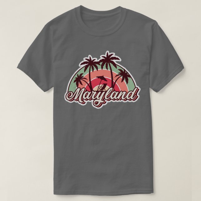Maryland sommar resa t shirt (Design framsida)