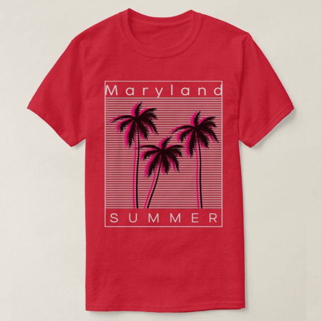 Maryland sommar t shirt (Design framsida)