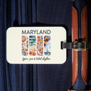 Maryland - Spice, Sol och tidal-rytm Bagagebricka