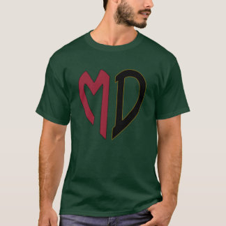 Maryland Stat Förkortning T Shirt