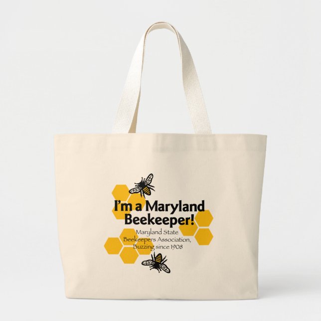 Maryland State Bebiodlingspers Association Tote Jumbo Tygkasse (Framsidan)