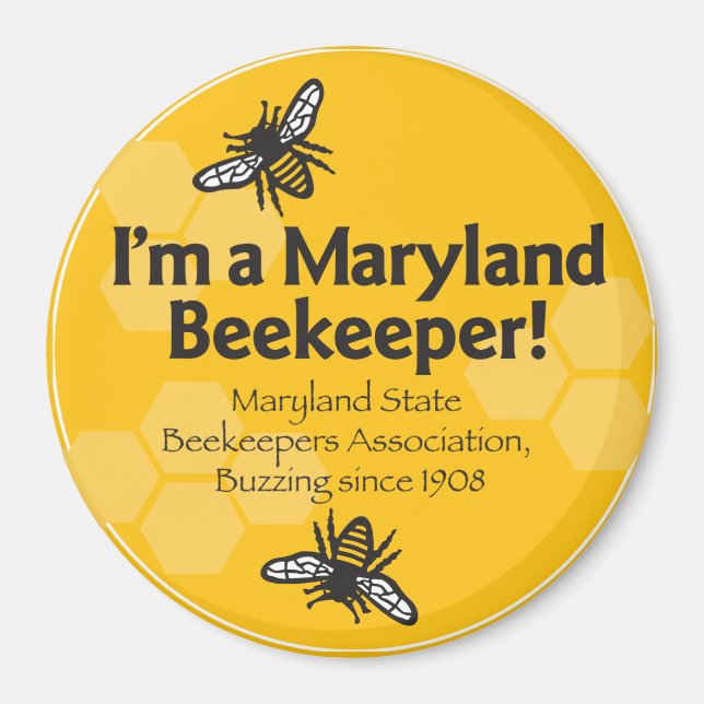 Maryland State Biekeeping Association Magnet (Framsidan)