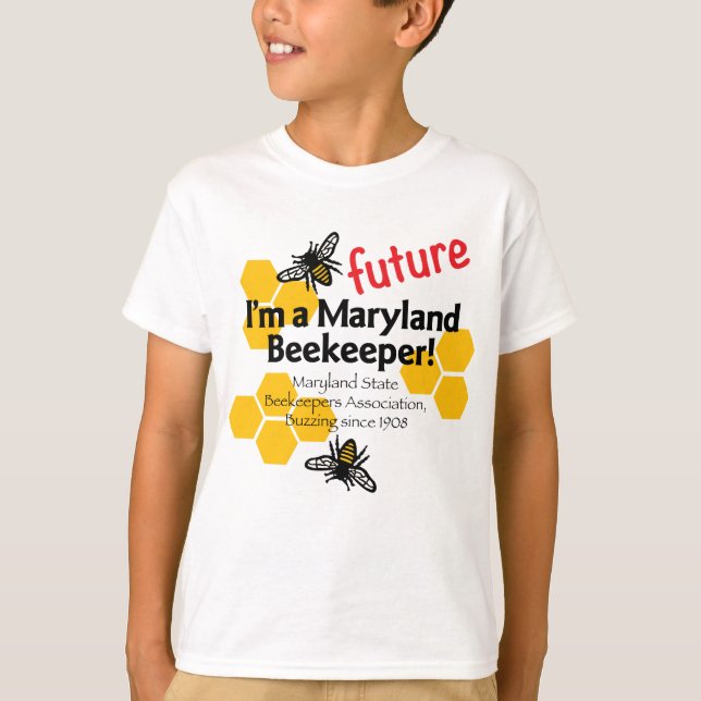 Maryland State Biekepers Association Kids t-shirt (Framsida)