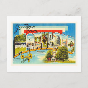 Maryland State MD Old Vintage resor vycard- Vykort