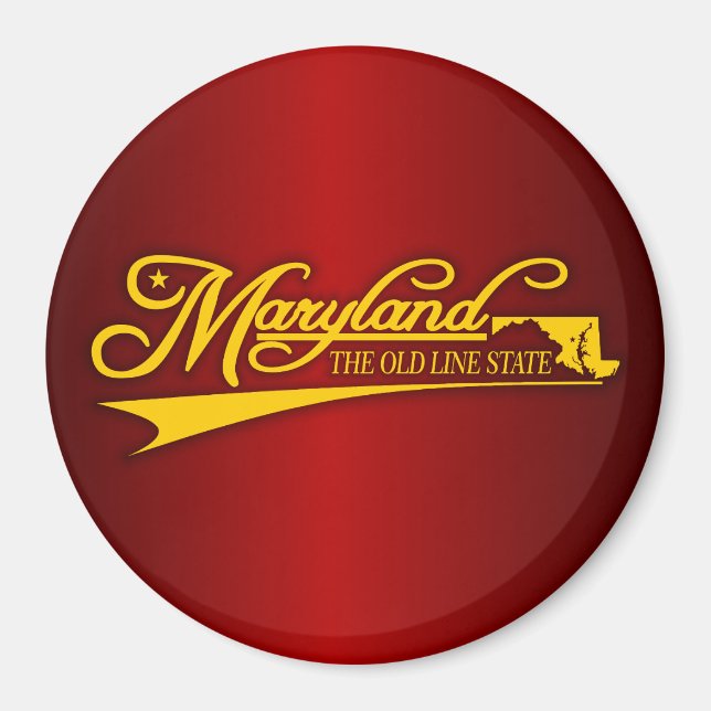 Maryland State of Mine Magnet (Framsidan)
