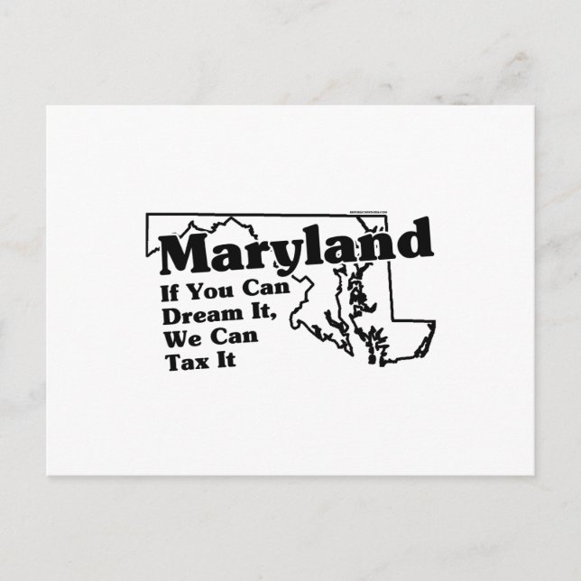 Maryland State Slogan Vykort (Framsida)