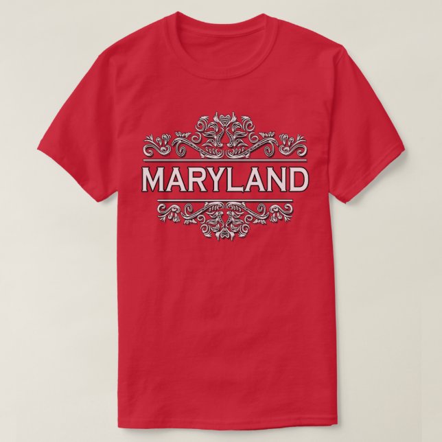 Maryland State T Shirt (Design framsida)