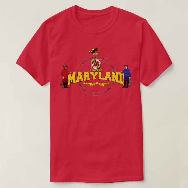 Maryland State USA T Shirt (Design framsida)
