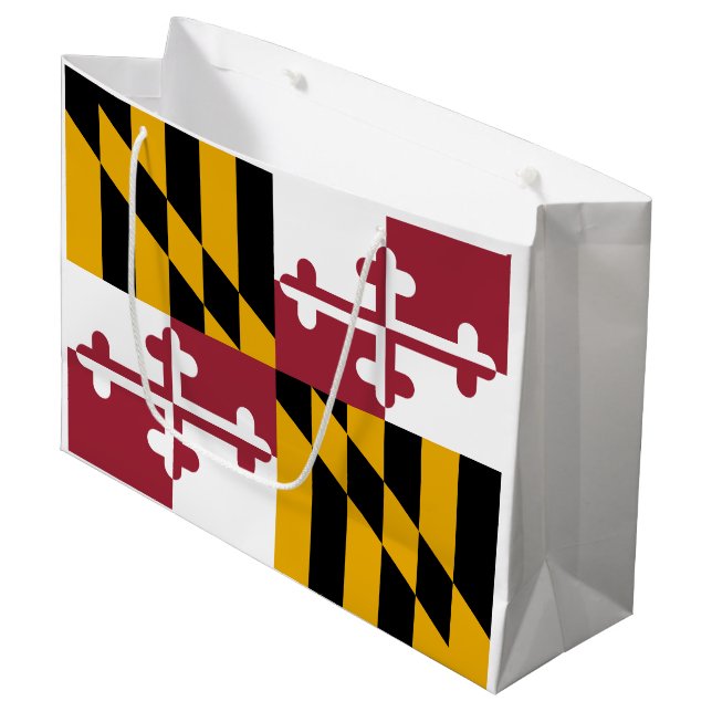 Maryland Statlig flagga (Framsidan Vinklad)
