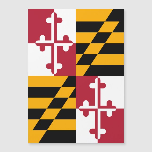 Maryland Statlig flagga Anpassad design (Framsida)