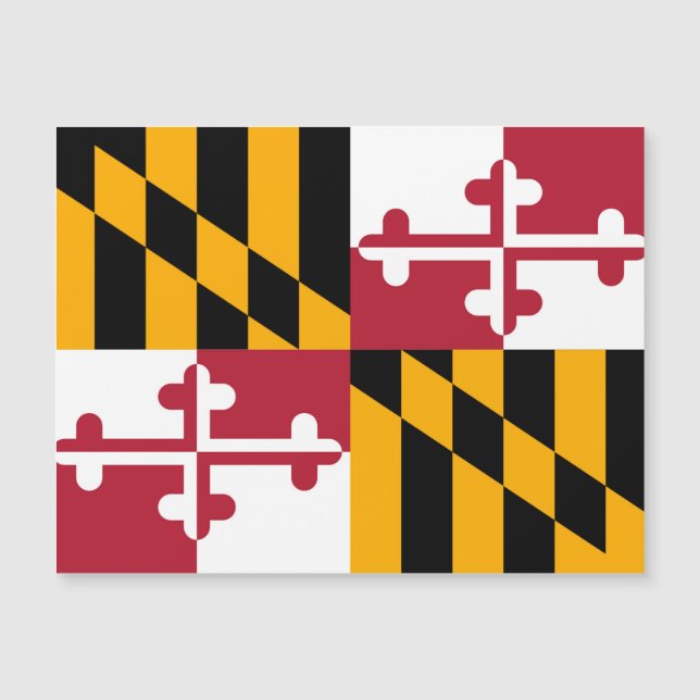 Maryland Statlig flagga Anpassad design (Framsida)