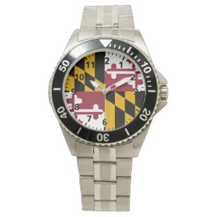 Maryland statlig flagga armbandsur
