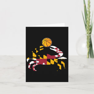 Maryland Statlig flagga Blue Crab Pride with Byske Kort