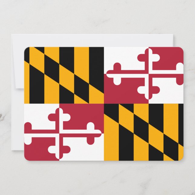 Maryland Statlig flagga Design (Framsida)