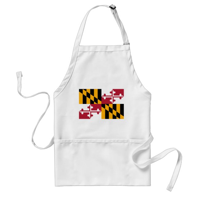 Maryland Statlig flagga Design Förkläde (Framsidan)