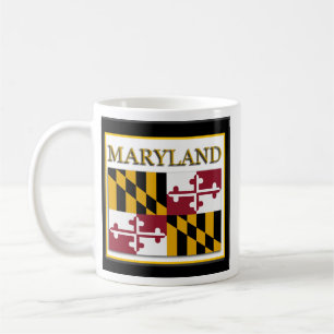 Maryland Statlig flagga Design Kaffemugg