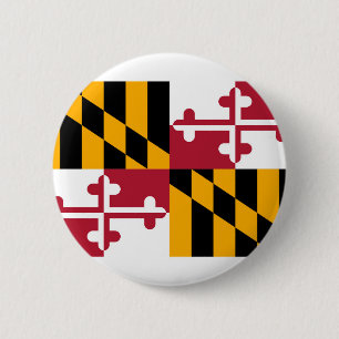 Maryland Statlig flagga Design Knapp