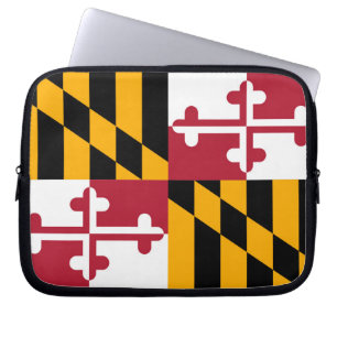 Maryland Statlig flagga Design Stil Laptop Sleeve