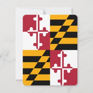 Maryland Statlig flagga Färg Decor