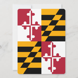 Maryland Statlig flagga Färg Decor