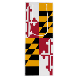 Maryland Statlig flagga Färg Visning
