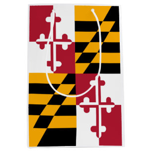 Maryland Statlig flagga Färg Visning