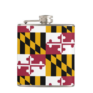 Maryland statlig flagga fickplunta