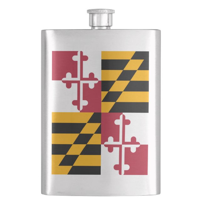 Maryland Statlig flagga Graphic Fickplunta (Framsidan)