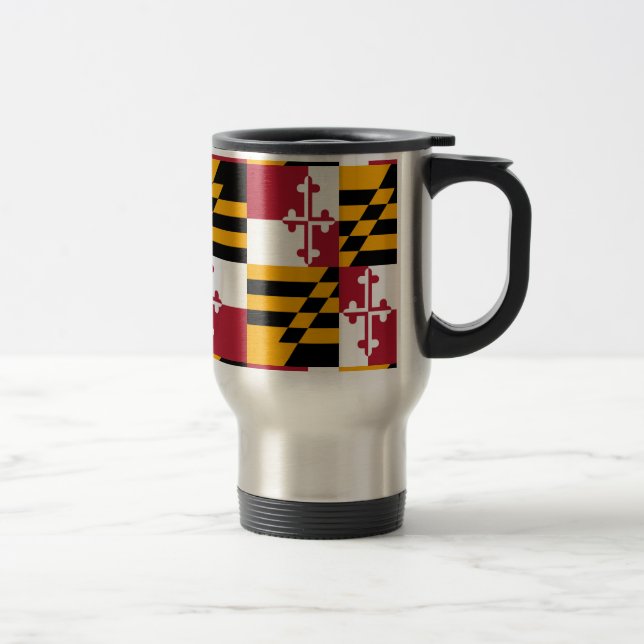 Maryland Statlig flagga Graphic Resemugg (Höger)