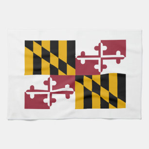 Maryland Statlig flagga Kökshandduk