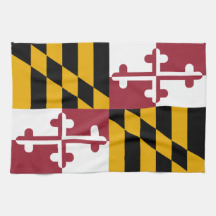 Maryland Statlig flagga Kökshandduk