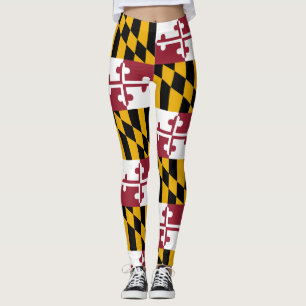 Maryland Statlig flagga Leggings